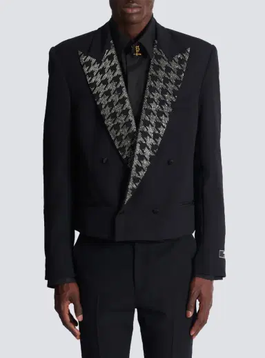 Balmain Grain de poudre jacket with crystals | Thumbnail 8 Balmain Grain de poudre jacket with crystals | Thumbnail 8