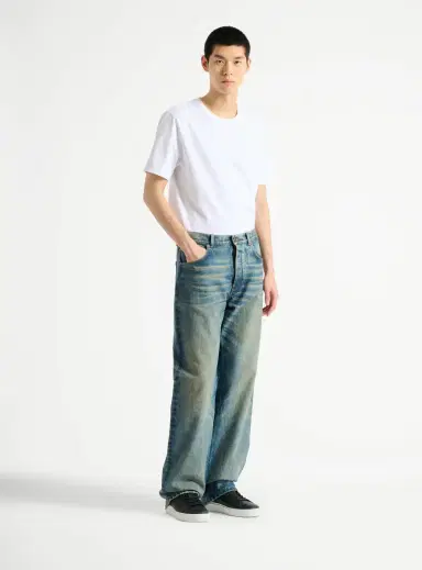 Balmain Loose-fit jeans in Vintage blue denim | Thumbnail 3 Balmain Loose-fit jeans in Vintage blue denim | Thumbnail 3