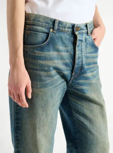 Balmain Loose-fit jeans in Vintage blue denim | Thumbnail 6 Balmain Loose-fit jeans in Vintage blue denim | Thumbnail 6
