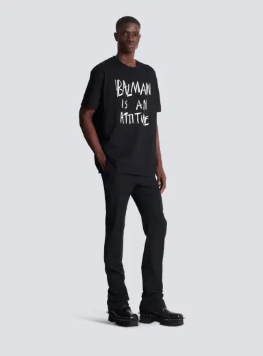 Balmain Printed T-shirt | Thumbnail 3 Balmain Printed T-shirt | Thumbnail 3