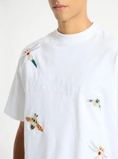 Balmain Embroidered Insect T-shirt | Thumbnail 5 Balmain Embroidered Insect T-shirt | Thumbnail 5