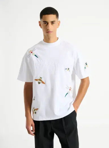 Balmain Embroidered Insect T-shirt | Thumbnail 6 Balmain Embroidered Insect T-shirt | Thumbnail 6