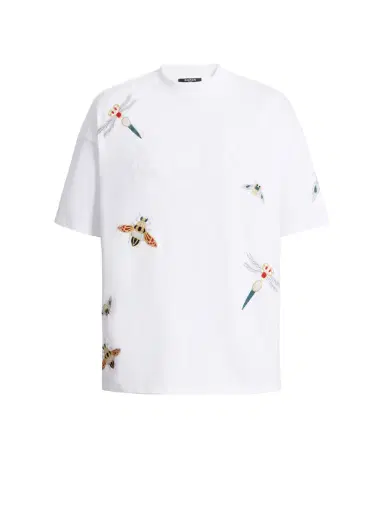 Balmain Embroidered Insect T-shirt | Thumbnail 1 Balmain Embroidered Insect T-shirt | Thumbnail 1