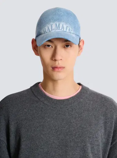 Balmain Denim cap | Thumbnail 2 Balmain Denim cap | Thumbnail 2