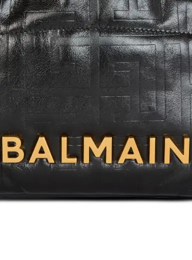 Balmain Small 1945 Soft tote bag in crackled calfskin | Thumbnail 5 Balmain Small 1945 Soft tote bag in crackled calfskin | Thumbnail 5