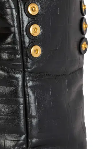 Balmain Small 1945 Soft tote bag in crackled calfskin | Thumbnail 6 Balmain Small 1945 Soft tote bag in crackled calfskin | Thumbnail 6