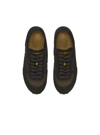 Balmain Racer 45 sneakers in calfskin, suede and nylon | Thumbnail 8 Balmain Racer 45 sneakers in calfskin, suede and nylon | Thumbnail 8