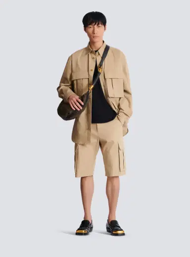 Balmain Cotton safari shirt | Thumbnail 2 Balmain Cotton safari shirt | Thumbnail 2