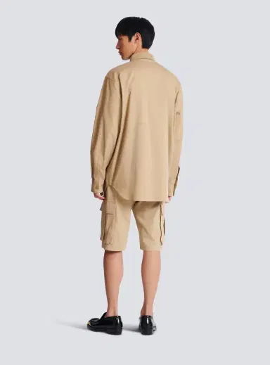 Balmain Cotton safari shirt | Thumbnail 4 Balmain Cotton safari shirt | Thumbnail 4