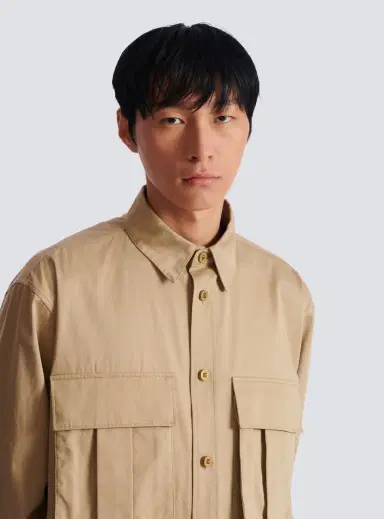 Balmain Cotton safari shirt | Thumbnail 5 Balmain Cotton safari shirt | Thumbnail 5