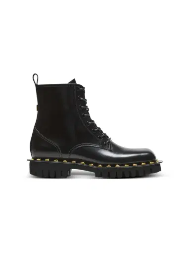 Balmain Glazed leather army boots | Thumbnail 1 Balmain Glazed leather army boots | Thumbnail 1