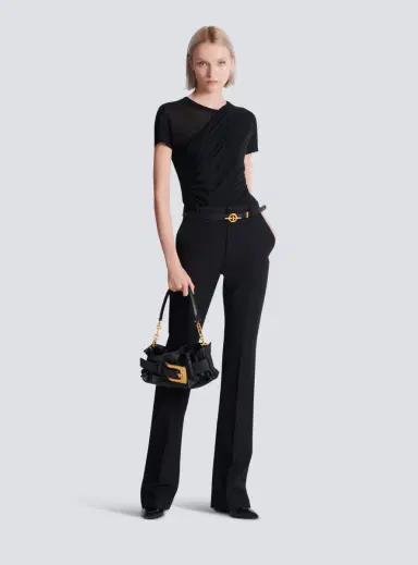 Balmain Straight-leg grain de poudre trousers | Thumbnail 2 Balmain Straight-leg grain de poudre trousers | Thumbnail 2