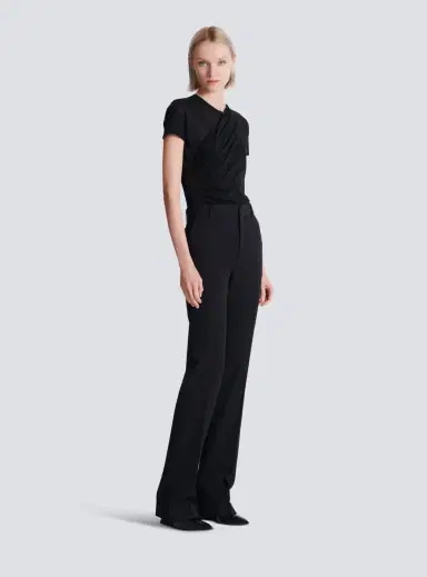 Balmain Straight-leg grain de poudre trousers | Thumbnail 3 Balmain Straight-leg grain de poudre trousers | Thumbnail 3
