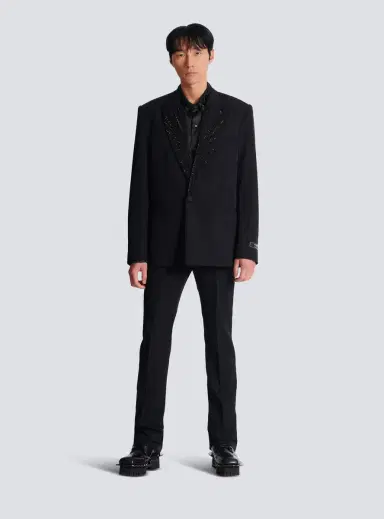 Balmain Grain de poudre 1-button jacket | Thumbnail 2 Balmain Grain de poudre 1-button jacket | Thumbnail 2