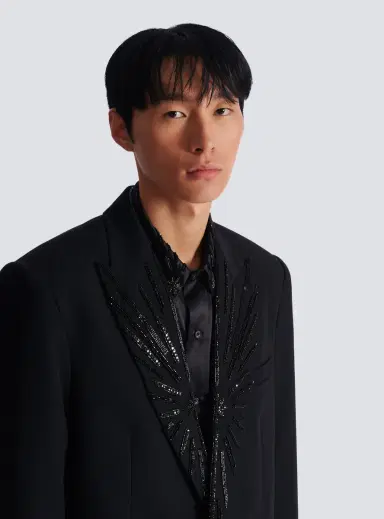 Balmain Grain de poudre 1-button jacket | Thumbnail 5 Balmain Grain de poudre 1-button jacket | Thumbnail 5