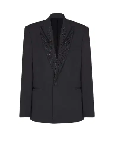 Balmain Grain de poudre 1-button jacket | Thumbnail 1 Balmain Grain de poudre 1-button jacket | Thumbnail 1