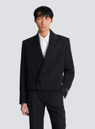 Balmain Grain de poudre jacket | Thumbnail 7 Balmain Grain de poudre jacket | Thumbnail 7