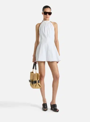 Balmain Flared cotton poplin dress | Thumbnail 2 Balmain Flared cotton poplin dress | Thumbnail 2