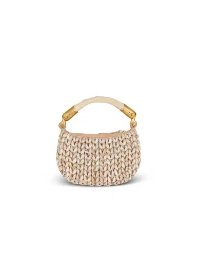 Balmain Ebene Mini bag in suede and shells | Thumbnail 4 Balmain Ebene Mini bag in suede and shells | Thumbnail 4