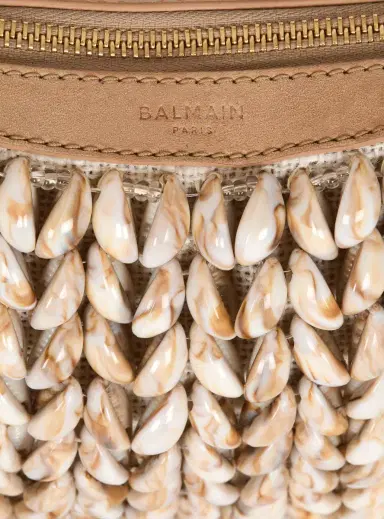 Balmain Ebene Mini bag in suede and shells | Thumbnail 5 Balmain Ebene Mini bag in suede and shells | Thumbnail 5