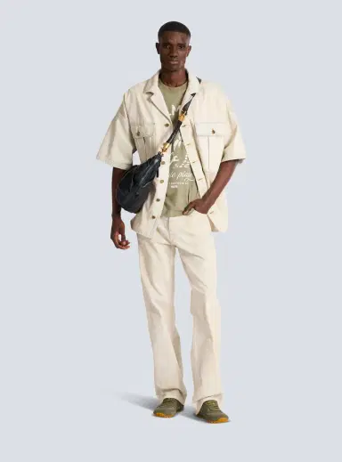 Balmain T-shirt with Plage print | Thumbnail 2 Balmain T-shirt with Plage print | Thumbnail 2