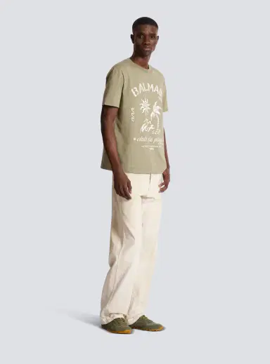 Balmain T-shirt with Plage print | Thumbnail 3 Balmain T-shirt with Plage print | Thumbnail 3