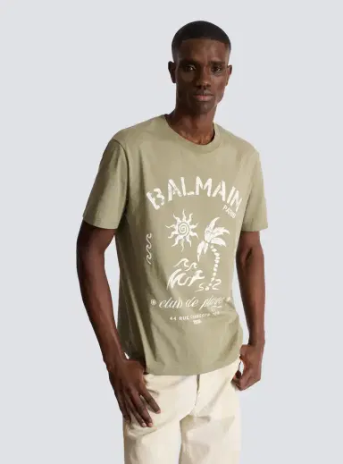 Balmain T-shirt with Plage print | Thumbnail 5 Balmain T-shirt with Plage print | Thumbnail 5