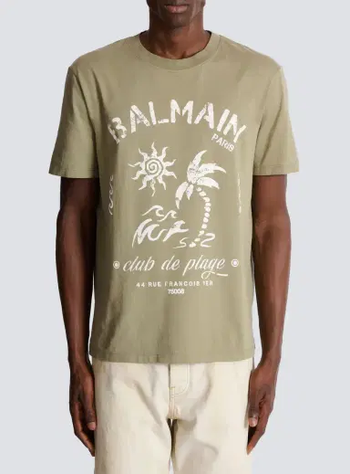 Balmain T-shirt with Plage print | Thumbnail 7 Balmain T-shirt with Plage print | Thumbnail 7