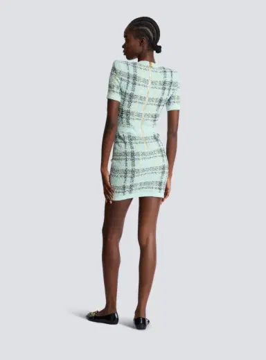 Balmain Short glitter tweed dress | Thumbnail 4 Balmain Short glitter tweed dress | Thumbnail 4