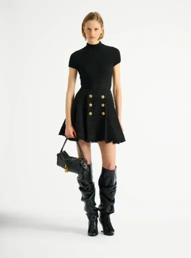 Balmain Flared tweed skirt | Thumbnail 2 Balmain Flared tweed skirt | Thumbnail 2