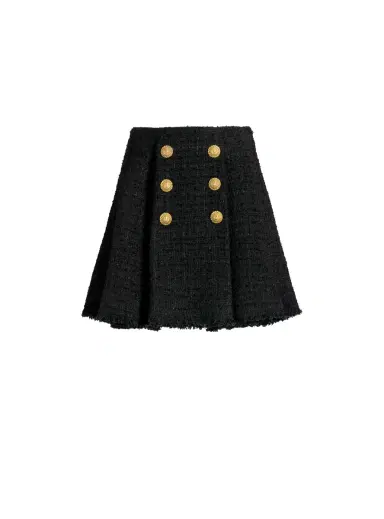 Balmain Flared tweed skirt | Thumbnail 1 Balmain Flared tweed skirt | Thumbnail 1