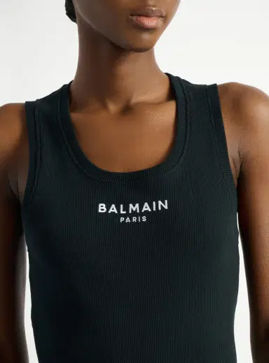 Balmain Paris embroidered vest top | Thumbnail 4 Balmain Paris embroidered vest top | Thumbnail 4