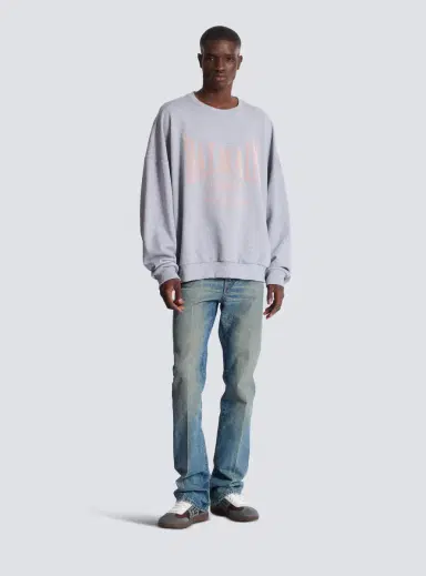 Balmain Printed cotton sweatshirt | Thumbnail 2 Balmain Printed cotton sweatshirt | Thumbnail 2