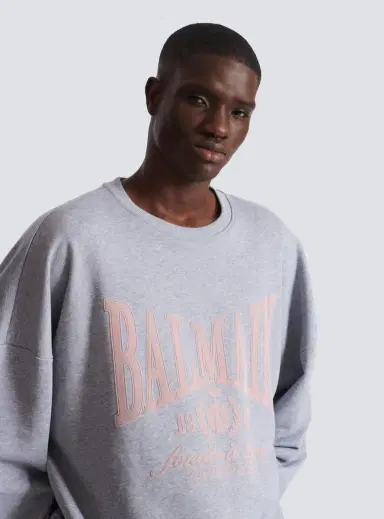 Balmain Printed cotton sweatshirt | Thumbnail 6 Balmain Printed cotton sweatshirt | Thumbnail 6