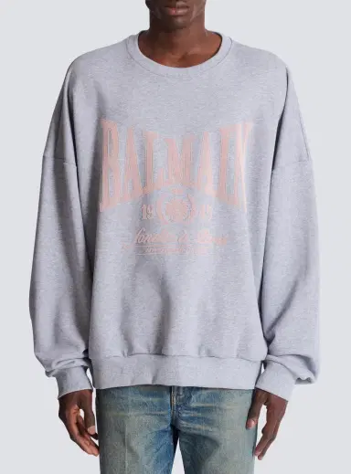Balmain Printed cotton sweatshirt | Thumbnail 7 Balmain Printed cotton sweatshirt | Thumbnail 7