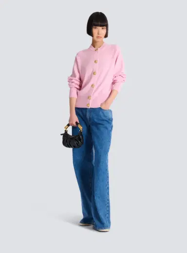 Balmain Buttoned eco-cashmere cardigan | Thumbnail 2 Balmain Buttoned eco-cashmere cardigan | Thumbnail 2
