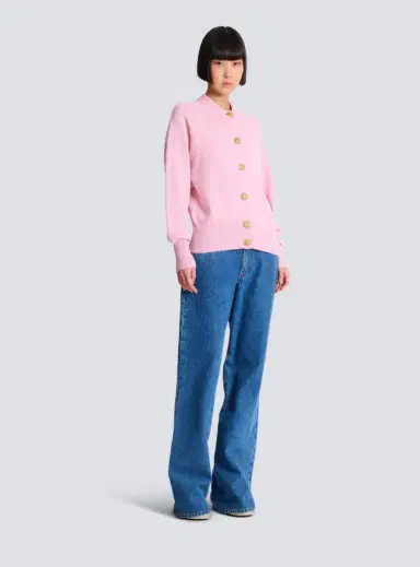 Balmain Buttoned eco-cashmere cardigan | Thumbnail 3 Balmain Buttoned eco-cashmere cardigan | Thumbnail 3