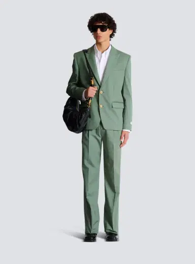 Balmain Cotton twill 2-button jacket | Thumbnail 2 Balmain Cotton twill 2-button jacket | Thumbnail 2