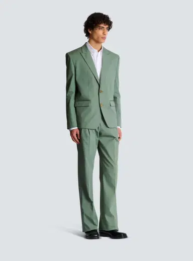 Balmain Cotton twill 2-button jacket | Thumbnail 3 Balmain Cotton twill 2-button jacket | Thumbnail 3