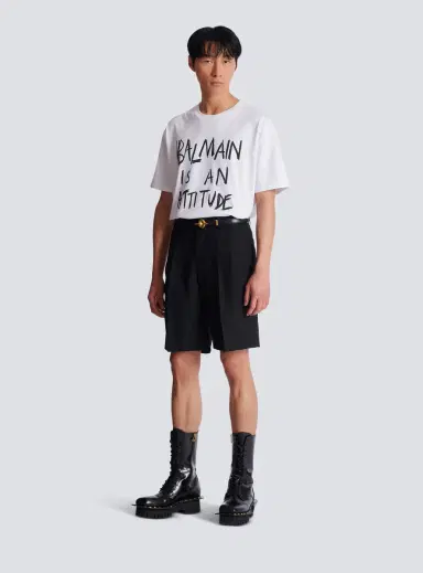 Balmain Wool darted Bermuda shorts | Thumbnail 2 Balmain Wool darted Bermuda shorts | Thumbnail 2