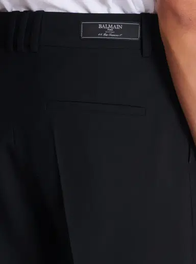 Balmain Wool darted Bermuda shorts | Thumbnail 6 Balmain Wool darted Bermuda shorts | Thumbnail 6