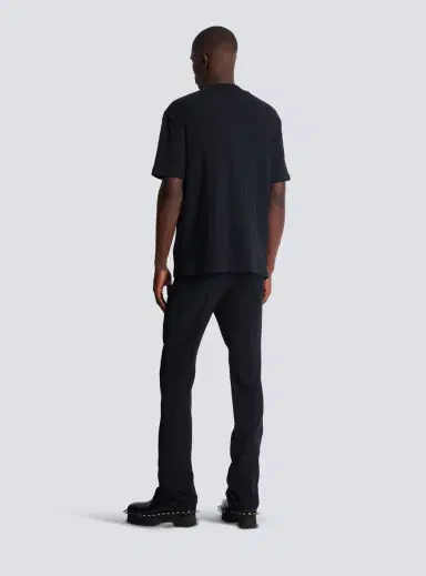 Balmain Terry monogram T-shirt | Thumbnail 4 Balmain Terry monogram T-shirt | Thumbnail 4