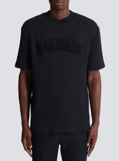 Balmain Terry monogram T-shirt | Thumbnail 7 Balmain Terry monogram T-shirt | Thumbnail 7
