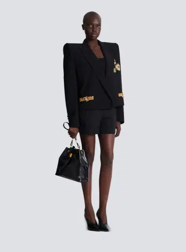 Balmain Cropped embroidered jacket | Thumbnail 2 Balmain Cropped embroidered jacket | Thumbnail 2