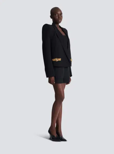 Balmain Cropped embroidered jacket | Thumbnail 3 Balmain Cropped embroidered jacket | Thumbnail 3