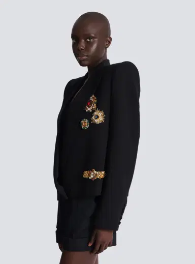 Balmain Cropped embroidered jacket | Thumbnail 5 Balmain Cropped embroidered jacket | Thumbnail 5