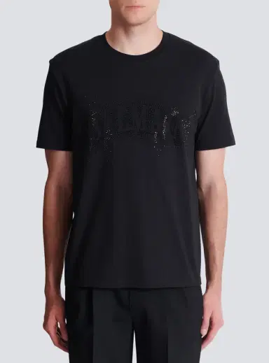 Balmain T-shirt with embroidered crystal spray effect | Thumbnail 7 Balmain T-shirt with embroidered crystal spray effect | Thumbnail 7