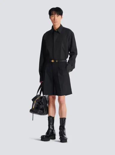 Balmain Asymmetric poplin shirt | Thumbnail 2 Balmain Asymmetric poplin shirt | Thumbnail 2