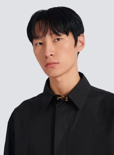Balmain Asymmetric poplin shirt | Thumbnail 5 Balmain Asymmetric poplin shirt | Thumbnail 5