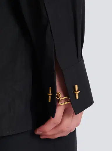 Balmain Asymmetric poplin shirt | Thumbnail 6 Balmain Asymmetric poplin shirt | Thumbnail 6
